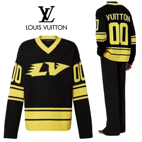 louis vuitton sweater v neck long sleeve wool silk|Louis Vuitton sweaters.